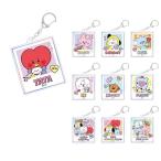 柄はおまかせ BT21 トレーディングオーロラアクリルキーホルダー [011632]