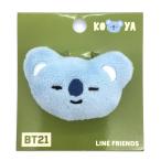 Yahoo! Yahoo!ショッピング(ヤフー ショッピング)BT21 ふわふわバッジ KOYA アウトレット・ラッピング不可
