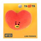 Yahoo! Yahoo!ショッピング(ヤフー ショッピング)BT21 ふわふわバッジ TATA アウトレット・ラッピング不可
