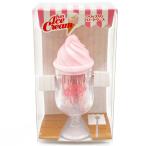 アイスクリーム文具 クリップ入りフロートケース かわいい 小物入れ クリップ ストロベリーフロート 505299