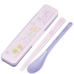 すみっコぐらし CCS3SAAG 抗菌音の鳴らないコンビセット うさぎのふしぎなおまじない 箸 スプーン 2点セット