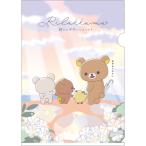  Rilakkuma A4 прозрачный держатель FA14402 дождь. . ясная погода. Rilakkuma ясная погода. . чувство. ............ прозрачный файл одиночный 