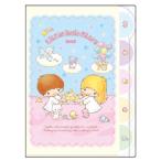  Little Twin Stars da ikatto прозрачный файл 5P retro ki Kirara файл место хранения регулировка 5 карман файл Little Twin Stars 50 годовщина 130880