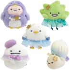 【5種セット】すみっコぐらし てのりぬいぐるみ ぺんぎんラグーン すみっコぐらしコレクション たぴおか ざっそう にせつむり おばけ うみねこ【お1人様3点限り