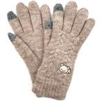 リラックマ ワンポイント刺繍スマホ対応ケーブル手袋 ベーシック コリラックマ てぶくろ タッチパネル対応 ウインターアイテム 196822