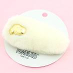 ショッピングリモートワークアクセサリー スヌーピー ファー前髪クリップ OFF WHITE 469417 フェイクファーシリーズ