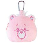 ショッピングケアベア ケアベア カラビナ付きぬいぐるみファスナーポーチ チアベア 269228