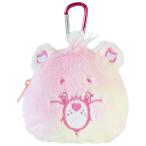 ショッピングケアベア ケアベア カラビナ付きぬいぐるみファスナーポーチ トゥルーハートベア 269235