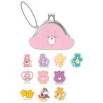 ケアベア プチパース付きフレークシール ピンク 038292 ポップデコパーティ