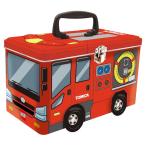 トミカ トランク缶 消防車 クリスマスグッズ お菓子付き 株式会社ハート Heart xmas