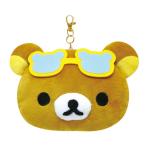  Rilakkuma лицо чехол для пропуска Rilakkuma катушка имеется da ikatto лицо ячейка для монет бардачок установленный срок талон inserting IC карта inserting 619442