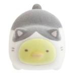 【4月中旬以降〜出荷】すみっコぐらし プチすみっコねこぐらしマスコット ぺんぎん? すみっコぐらしプチコレクション フロッキー加工 猫 着ぐるみ
