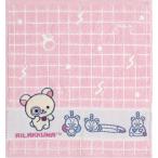 【7月下旬以降〜出荷】 リラックマ ミニタオル コリラックマ リラックマラボ ピンク ハンカチタオル ハンドタオル ウォッシュタオル 綿100％