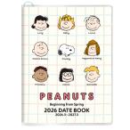  Snoopy блокнот 2026 год ske Jules . весна начало 2026 год 3 месяц начало compact размер man s Lee слоновая кость 308195