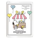  Snoopy блокнот 2026 год ske Jules . весна начало 2026 год 3 месяц начало compact размер man s Lee белый 308218