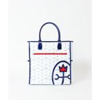 CASTELBAJAC カステルバジャック 小紋柄エナメルトートバッグ　7232181302