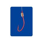 がまかつ 針 (糸付)早ガケサヨリ(赤) 3-0.4