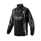  Gamakatsu одежда GM3734 2WAY принт Zip рубашка ( длинный рукав ) черный / серебряный L