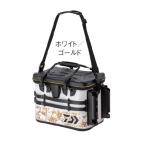 【訳あり】ダイワ ATタックルバッグ D36(B) ホワイト/ゴールド タックルバッグ