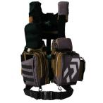  Daiwa спасательный жилет DF-6122 bench прохладный игра лучший V Brown × серый свободный размер 