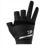 ダイワ 手袋 DG-2226 ロックショアメッシュグローブ 3本カット ブラック 2XL