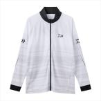 Daiwa одежда DE-7326 длинный рукав dry рубашка полный Zip белый XL