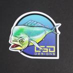 ＬＳＤ ステッカー 屋外耐候性ステッカー フィッシュ #カートゥーンシイラ
