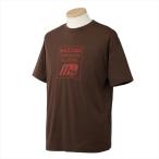 [ есть перевод ] orange голубой одежда MZAP-766mazume prime Flex футболка Logo Brown M