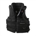 ショッピングオレンジ オレンジブルー ライフジャケット MZLJ-773mazume カスタムライフジャケットブラック