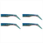 【ネコポス対象品】メジャークラフト 浜王シャッドテール HMO-SHAD4/#002ブルーピンクイワシ ワーム