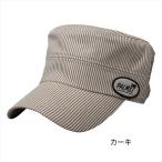 パームス　ストライプドメッシュワークキャップ／カーキ