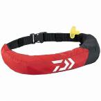 ダイワ DF-2709 インフレータブルライフジャケット (ウエストタイプ自動・手動膨脹式)【桜マーク】 レッド(qh)