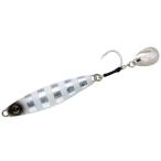 ハヤブサ メタルジグ ジャックアイ サワラスピン2 30-5 シルバー青夜光ゼブラ