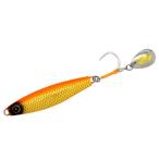 ハヤブサ メタルジグ ジャックアイ サワラスピン2 40-6 リアル魚鱗蛍光オレキン