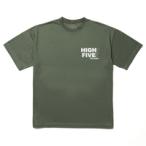 ハイファイブファクトリー コンティニュアス ロゴドライ SS TEE (Continuous Logo Dry SS TEE) オリーブ S