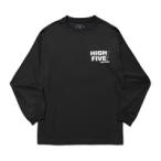  высокий пять Factory Conte .nyuas Logo dry LS TEE (Continuous Logo Dry LS TEE) черный M