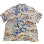 東洋 SUNSURF サンサーフ アロハシャツ SS39422 RAYON HAWAIIAN SHIRT “SCENERY OF JAPAN”