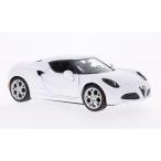 1/24 Alfa Romeo 4C アルファロメオ 白 ホワイト Motormax 梱包サイズ60