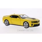 1/24 シボレー シヴォレー カマロ Chevrolet Camaro ZL1イエロー 黄色 yellow matt black 2012 Welly 梱包サイズ60