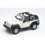 1/24 ジープ ラングラー ルビコン 白 ホワイト Jeep Wrangler Rubicon white 2007 Welly 梱包サイズ60