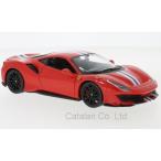 1/24 フェラーリー ピスタ レッド 赤 Ferrari 488 Pista red white 2018 Bburago 梱包サイズ80