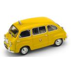 1/43 フィアット ミラノ タクシー ムルティプラ Fiat 600D Multipla taxi (I) taxi di Milano 1:43 Brumm 新品 梱包サイズ60