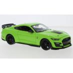 1/24 フォード マスタング シェルビー ライトグリーン Ford Mustang Shelby GT500 light green 1:24 2020 Maisto 梱包サイズ60