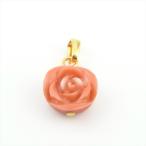 珊瑚ペンダント桃珊瑚サンゴバラ天然