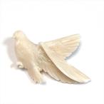 珊瑚ブローチ訳ありピンクシナ海珊瑚天然彫鳩はとハト