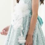 2WAYコサージュ ヘアクリップ 安全ピン 大輪の白い花