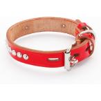 petio рука . flat ошейник средний красный для маленьких собак 21mm