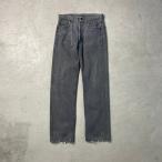 90年代 USA製 Levi's リーバイス 501-0658 先染め ブラック デニムパンツ ストレート メンズW29