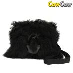 シャネル CHANEL ショルダーバッグ ココマーク フェイクファー 美品