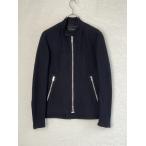 ショッピングライダース 1PIU1UGUALE3 Ribbed Panel Riders Blouson リブ切り替えライダースブルゾン 未使用 4 ブラ